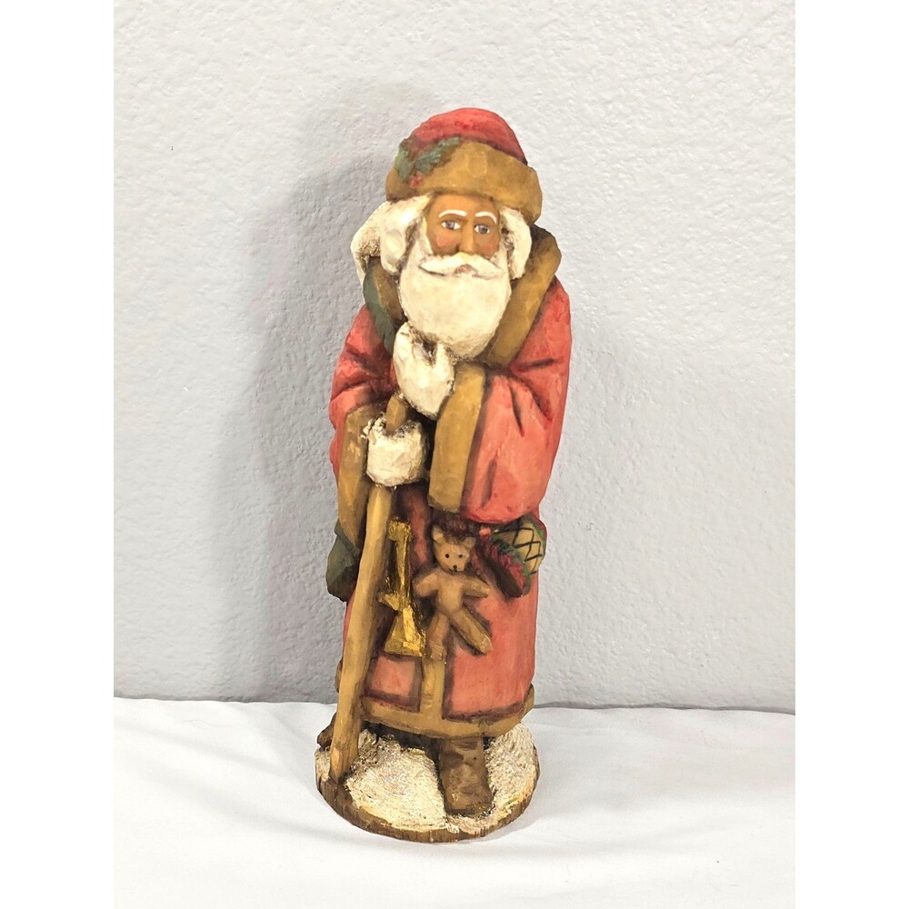 Anthony Costanza 1998 Enesco Jolly Old St. Nick Santa #386480 w/ signature